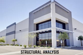 do structural analysis, structural design for residential commercial building