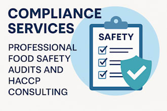 conduct professional food safety audits and haccp consulting