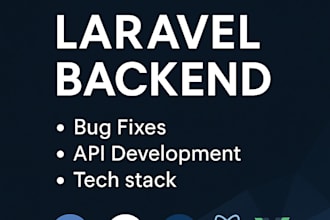 build and fix laravel PHP backend with mysql database