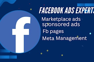 creat and mennage facebook marketplace and sponsored ads