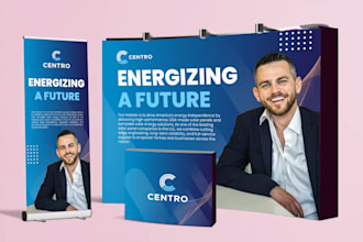 design trade show banner, backdrop, trade show booth for your exhibition