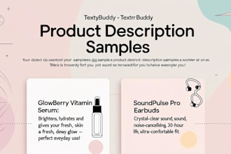 write tailored product descriptions