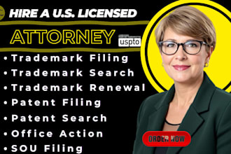 do trademark and patent filing, search for amazon brand
