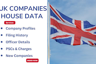 give you companies house data, leads for UK companies