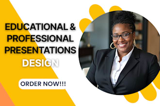 create visually engaging presentations for educational and professional use
