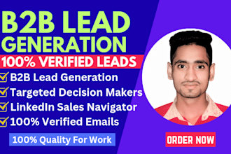 provide targeted decision makers and linkedin leads sales