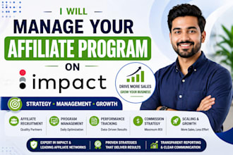 manage your affiliate program on impact