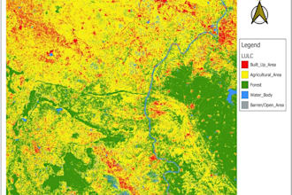 prepare the land use land cover map lulc using qgis arcgis