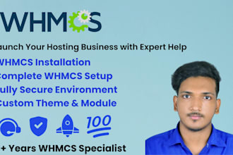 install and setup whmcs for your hosting company