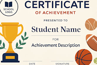 design custom certificate templates for courses, events, and businesses