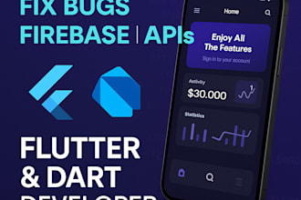 develop cross platform apps using flutter and dart