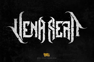 design dj, music, band, edm, typography, metal band logo