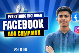 setup and manage facebook ads campaign with pixel