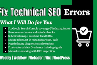 fix SEO google search console errors and page indexing issues to rank on goo gle