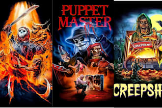 draw horror music movie film poster album cover art horror cover horror comic