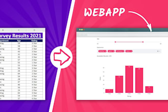convert your excel sheet into custom web application