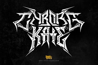 design extreme metal logo for your band