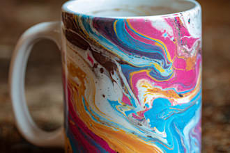 create a custom coffee mug design and coffee cup design