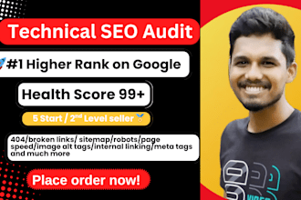 fix technical SEO error in website to get high rank