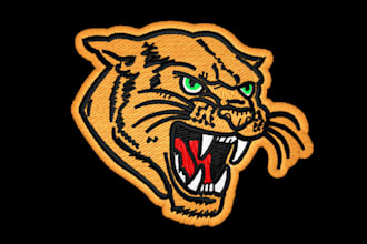 do embroidery digitizing, 3d puff digitizing, logo digitizing in 1 hour
