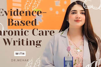 do evidence based chronic care writing