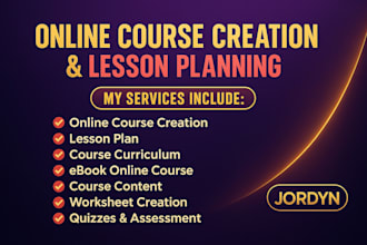 create ebook online course content course curriculum creation training course