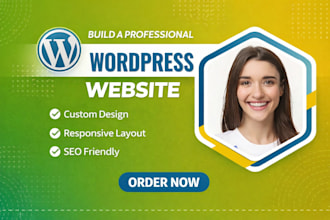 create wordpress website and custom business website