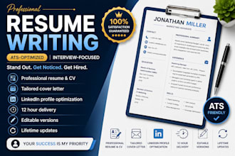 deliver 12 hour professional resume and tech CV writing