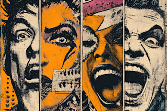 make awesome colorfull and crazy illustrations with my style