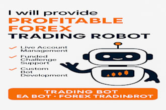 offer a profitable forex trading bot, ea bot, auto trader, custom strategy robot
