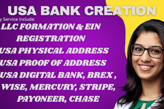 create USA bank for any country USA physical address and proof of address