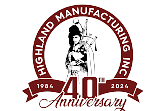design a modern custom anniversary logo
