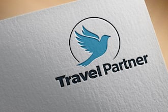 do modern wonderful travel logo design