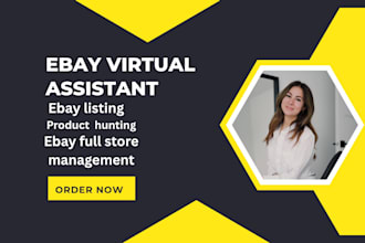 be your perfessional ebay virtual assistant