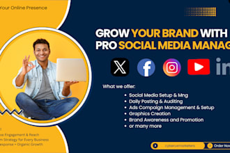 professioned as social media assets handler for growth and engagement