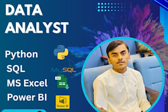 do data analytics, visualization, cleaning using python