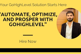 build gohighlevel landing page or gohighlevel automation, gohighlevel expert