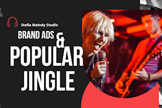 write, produce catchy brand jingle, promotion song, podcast intro and outro