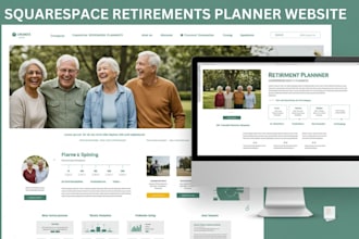 build squarespace retirements planning website virtual event planner anuity site
