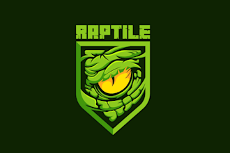 create alligator logo for your brand