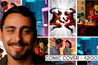 draw your comic book or webtoon cover