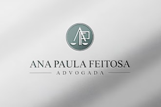 do custom attorney, notary or legal consultancy logo design