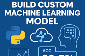 build and train a custom machine learning models