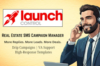 run real estate SMS campaigns with launch control and batch leads