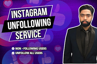 unfollow your instagram following manually