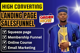 systeme io sales funnel, online course, systeme io landing page,salesfunnel