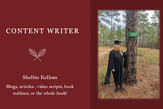 provide quick, effective writing for your project