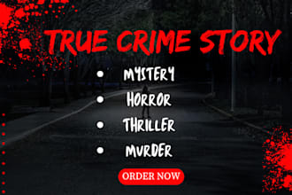write true crime script true crime blog podcast script true crime youtube script