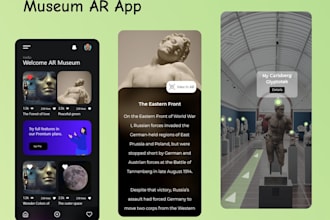 develop VR ar museum app, museum tour app, art gallery app