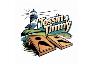 design annual corn hole tournament logo